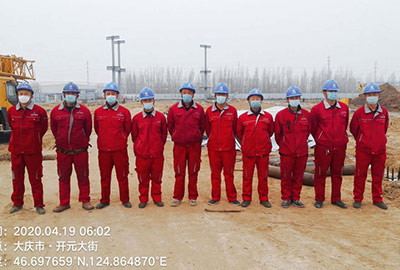 抗疫克難，凝心聚力——工地上的早會(huì)！  